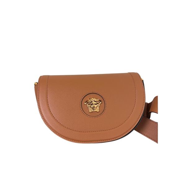 Versace Medusa leather saddle bag brown - Picture 3 of 8